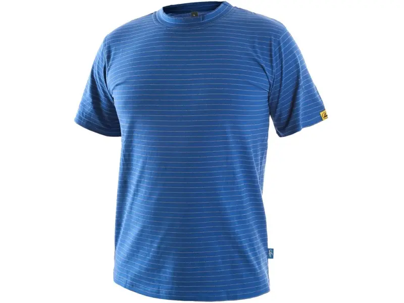 Tričko ESD CXS NOME, antistatické, středně modré, vel. 4XL